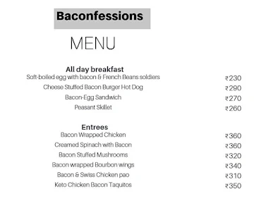 Baconfessions menu 