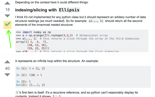 StackOverflow: Accepted Answer Has Less Votes Preview image 1