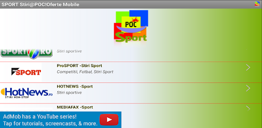 Sport Stiri Poc Oferte Apk App Free Download For Android