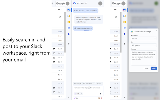 Narada AI Assistant: Computer Use for Enterprise Tools screenshot 3