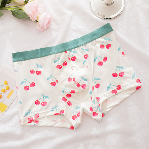 Title 6, Mens Fruit Printed Pattern Underwear Soft Boxe...
