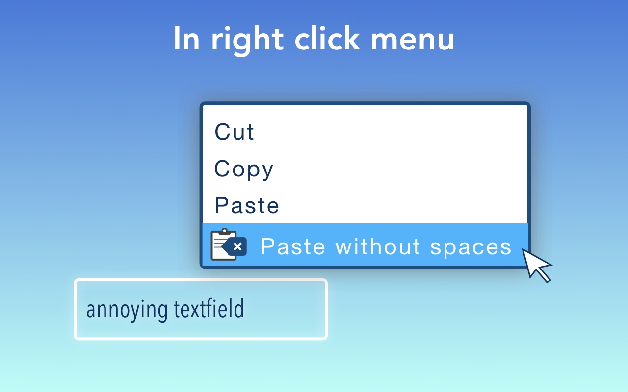 Paste without spaces Preview image 4