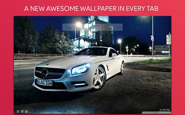 Mercedes Wallpaper HD Custom New Tab