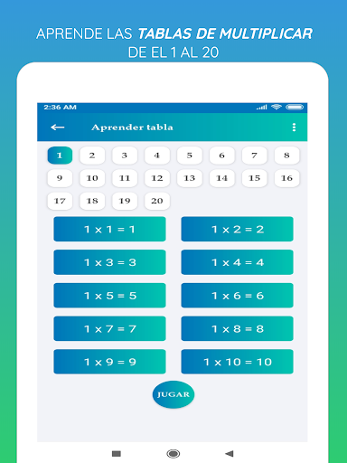 Learn - Multiplication Tables For Kids