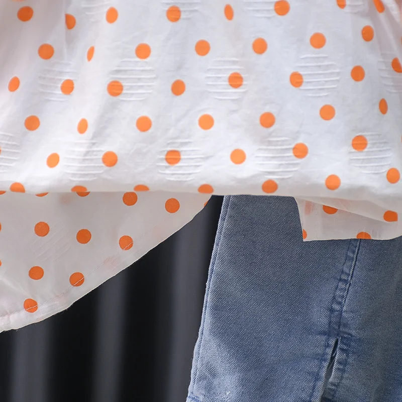 Kinderpak voor Dames met Polka Dots en Ruches Ideaal voor Feesten en Speciale Gelegenheden Comfortabel en Stijlvol