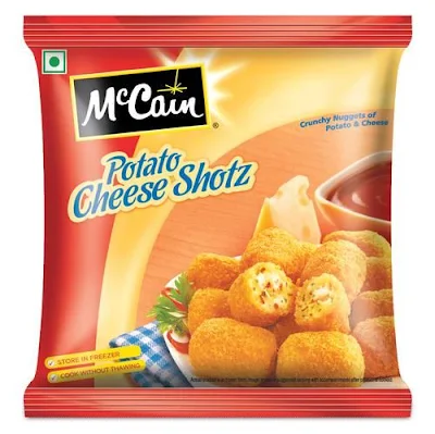 Mccain Potato Cheese Shotz - Crunchy Nuggets Of Potateos & Cheese - 400 g