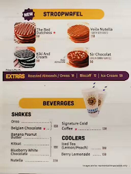 The Belgian Waffle Co. menu 3