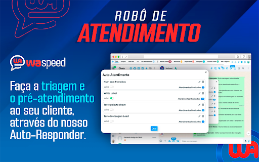 WaSpeed: Superpoderes para o seu WhatsApp, CRM e muito mais Preview 4