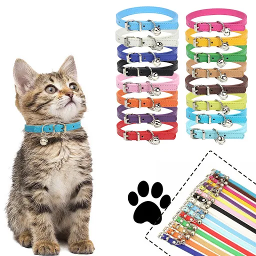 PU Leather Leash Pet Dog Collar Sweet Cats Supplies Pet Collars Pink Dog Collar Collar Perroо шейник для кошек Dog Acces
