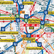 Munich Map  Icon