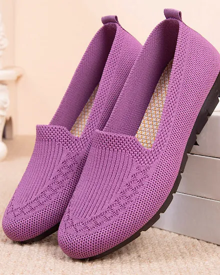 Women's Casual Shoes Summer Mesh Breathable Flat Shoes L... - 0