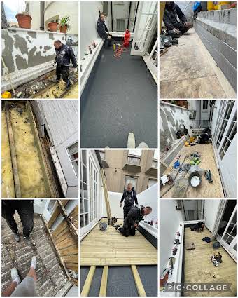 Roof decking and repairs  album cover