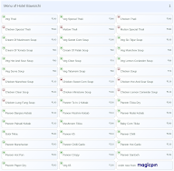 Hotel Bawarchi menu 1