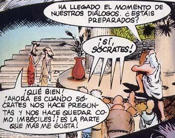 Resultado de imagen de HA  LLEGADO EL MOMENTO DE NUESTROS DIALOGOS SOCRATES CARICATURA