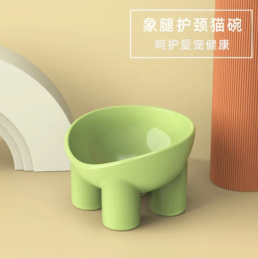 Non-Slip Double Cat Bowl Pet Water Food Feed Dog Bowls Pet Bowl With Inclination Stand Cats Feeder Feeding Bowl Kitten S