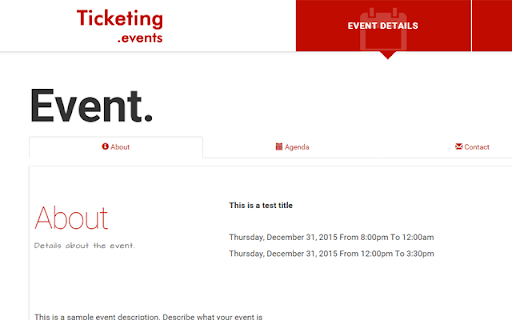 ticketing.events - sell event tickets online