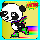 Descargar Draw & Coloring magic panda animal-co Instalar Más reciente APK descargador