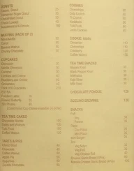 The Baker's Lounge menu 5