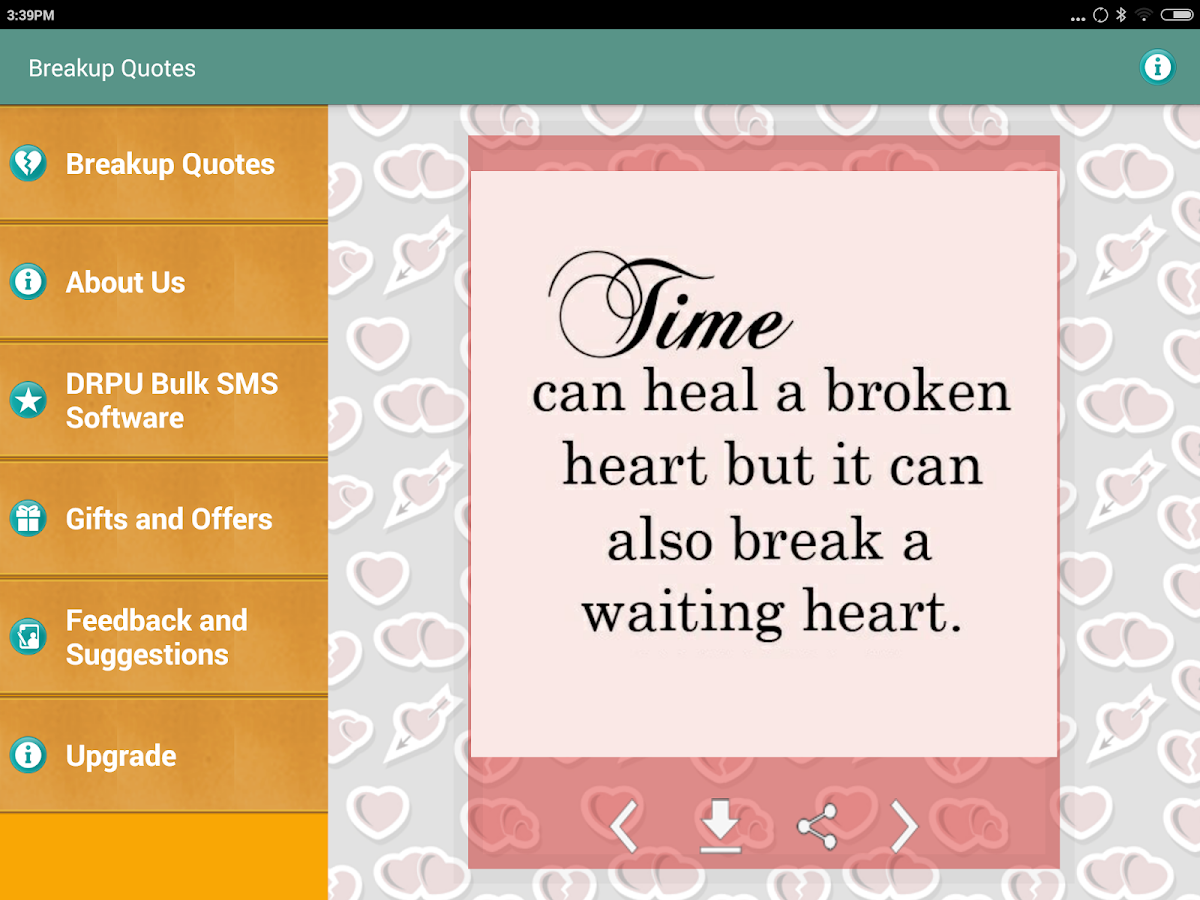 Break Up and Move on Quotes screenshot