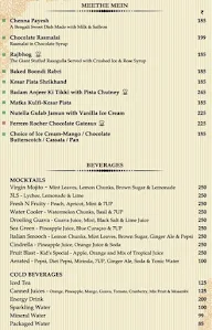 Jaipur Grill - Sarovar Portico menu 5