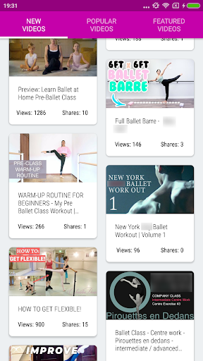 Ballet lessons at home