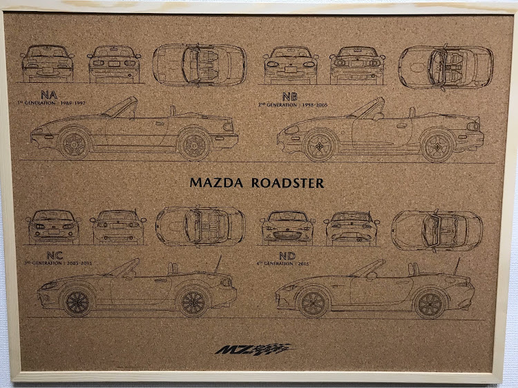 しげさんさんが投稿したロードスター ・コルクボード・コロナウイルスに負けるなに関するカスタム事例の投稿画像2枚目