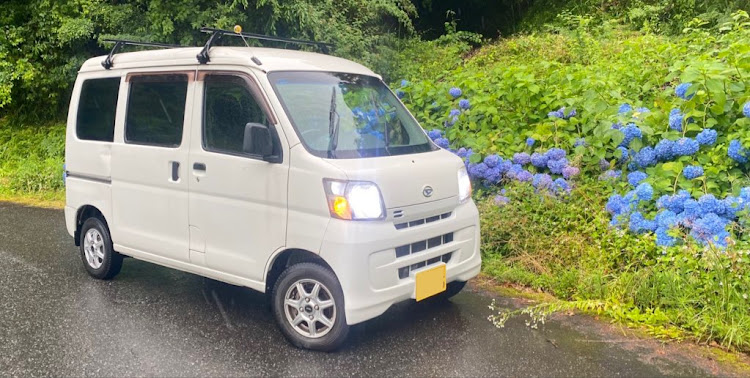 ハイゼットカーゴの梅雨の晴れ間・S331V・ハイゼットカーゴ・DIYに関するカスタム事例の投稿画像1枚目