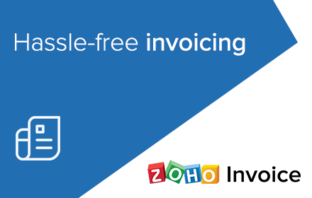 Zoho Invoice and Time Tracking chrome extension