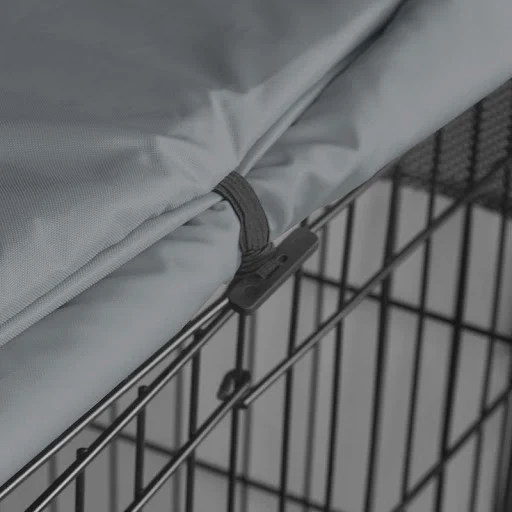 Universal Dog Cage Cover 210D Oxford Wire Crate Rainproof Dust Covers Outdoor Waterproof Sun Protection Durable Pet Kenn