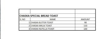 Chaska Bun menu 