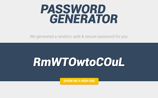 PASSWORD GENERATOR RmWTOwtoCOuL 