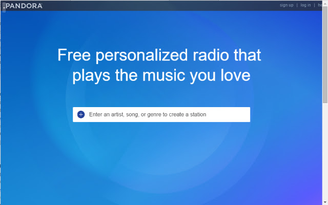 Frameless for Pandora chrome extension