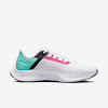 air zoom pegasus 38 white / hyper pink / dynamic turquoise / wolf gray