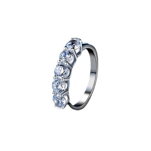 Title 8, Couples S925 Silver Personalized Half Circle S...