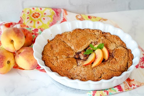 Dump Peach Cobbler