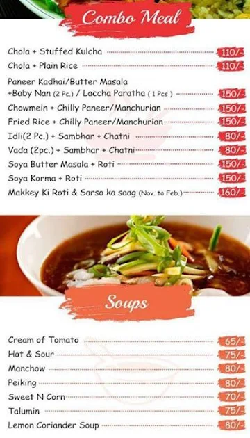 Krazy Kitchen menu 