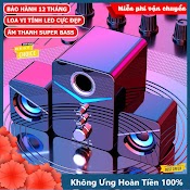 Loa Vi Tính Để Bàn Mc D221 Super Bass Cực Đã, Có Led, Dòng Loa Máy Tính Cao Cấp Cho Laptop, Pc, Điện Thoại