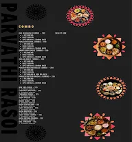 Parvathi Rasoi - By VV Food's menu 4