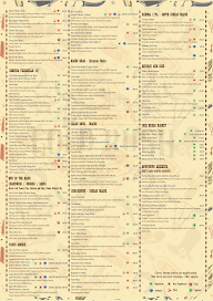 Gold Rush Brews menu 1