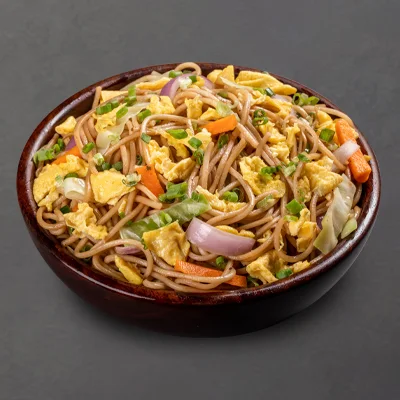 Double Egg Hakka Noodles - Full (1000 Ml)