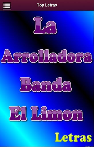 Letras La Arrolladora Banda