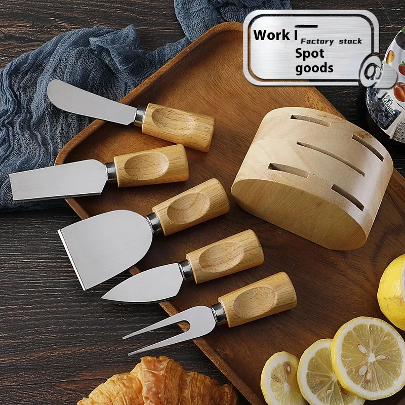 Title 16, Juego de 5 piezas de cuchillo para queso con as...