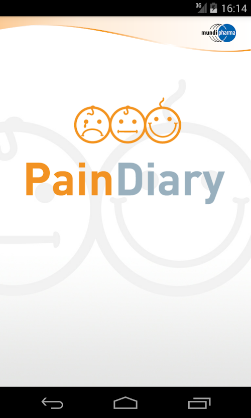 Android application PainDiary screenshort
