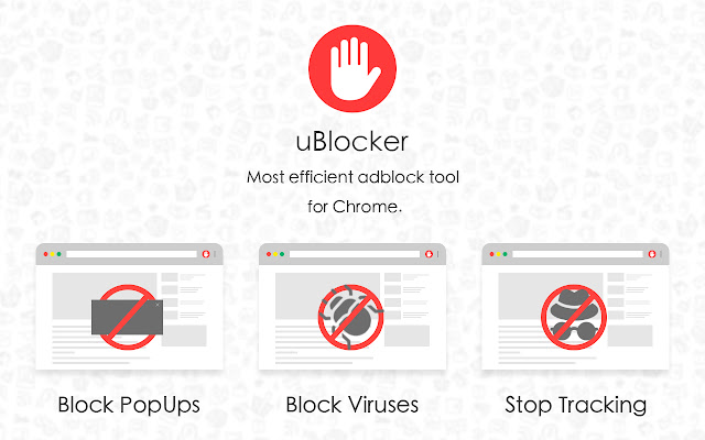 uBlocker - Strumento di Blocco n. 1 per Chrome