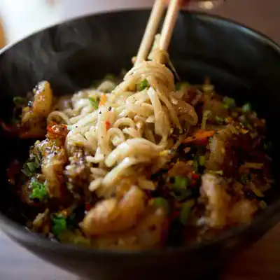 Stir Fried Udon Noodles Prawn