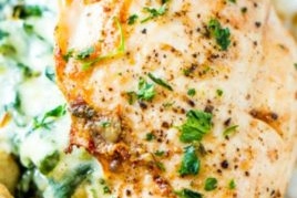 Spinach Stuffed Chicken