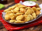 Hooters Copycat Recipe: Fried Pickles was pinched from <a href="http://www.parade.com/225322/donnaelick/copycat-recipe-fried-pickles/" target="_blank">www.parade.com.</a>