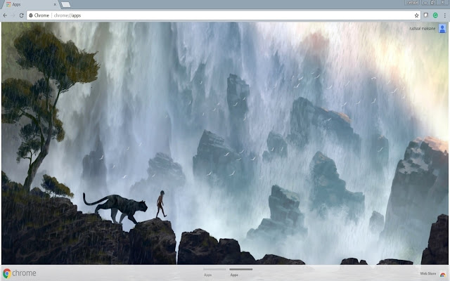 Jungle Book Classic Animation Theme chrome extension