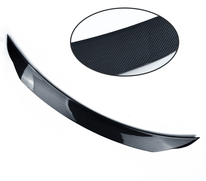 Alerón trasero deportivo negro brillante para Mazda 3 14-21 Exela Modified Tail Trim, mejora la aerodinámica y el estilo