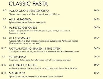 Little Italy menu 